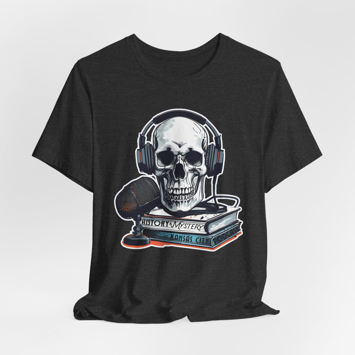 Unisex History & Mystery in Kansas City Podcast Jersey Short Sleeve Tee