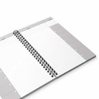Corgi Balloon Spiral Journal — Cute Paw Print Notebook