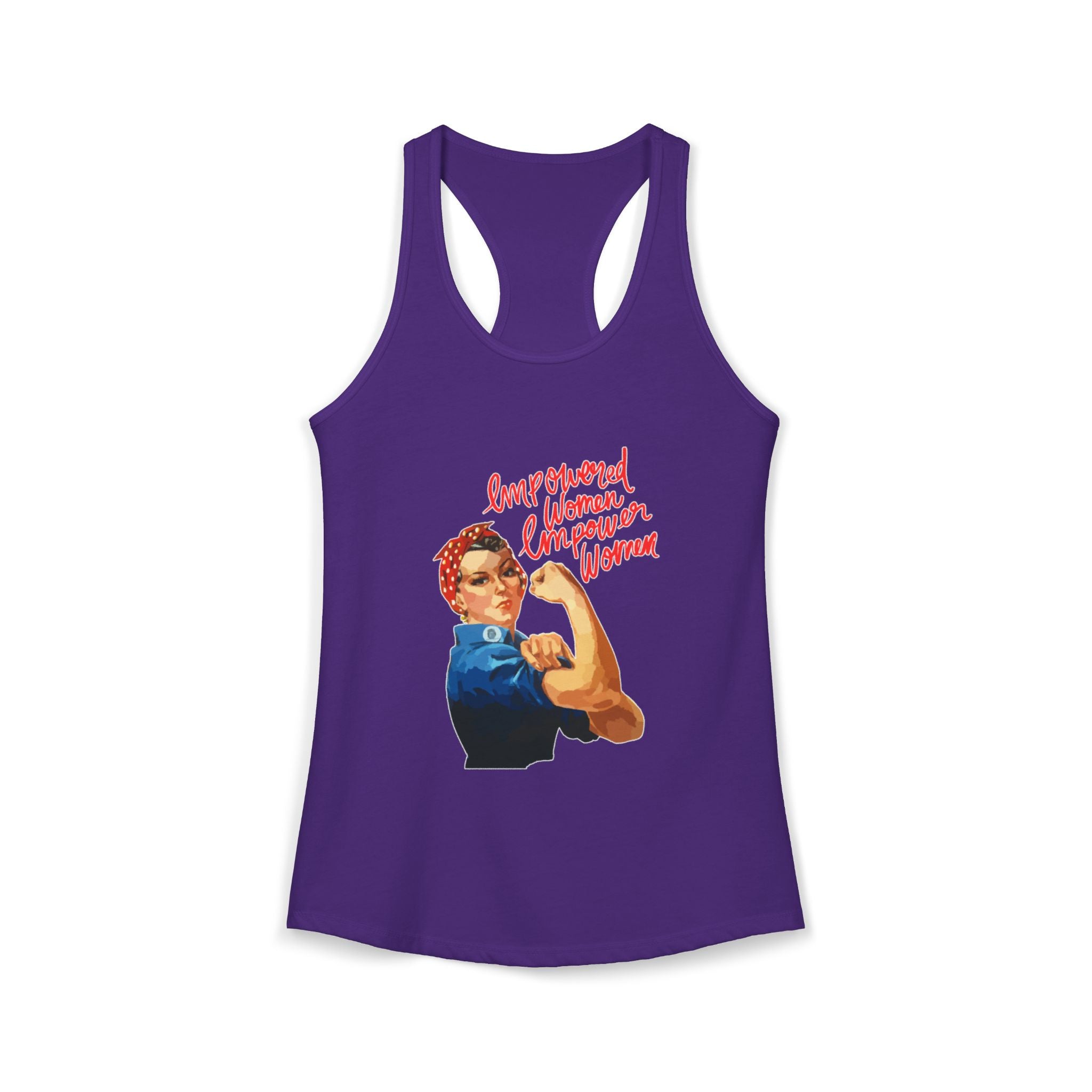 Personalize it! Women's Empowered Women Ideal Racerback Tank