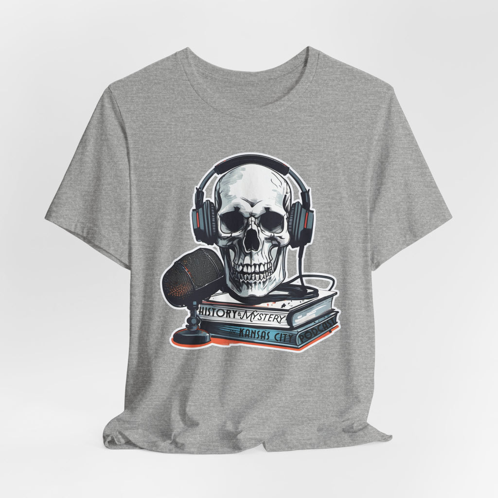 Unisex History & Mystery in Kansas City Podcast Jersey Short Sleeve Tee