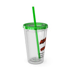 Always Time for True Crime Tumbler with Straw, 16oz