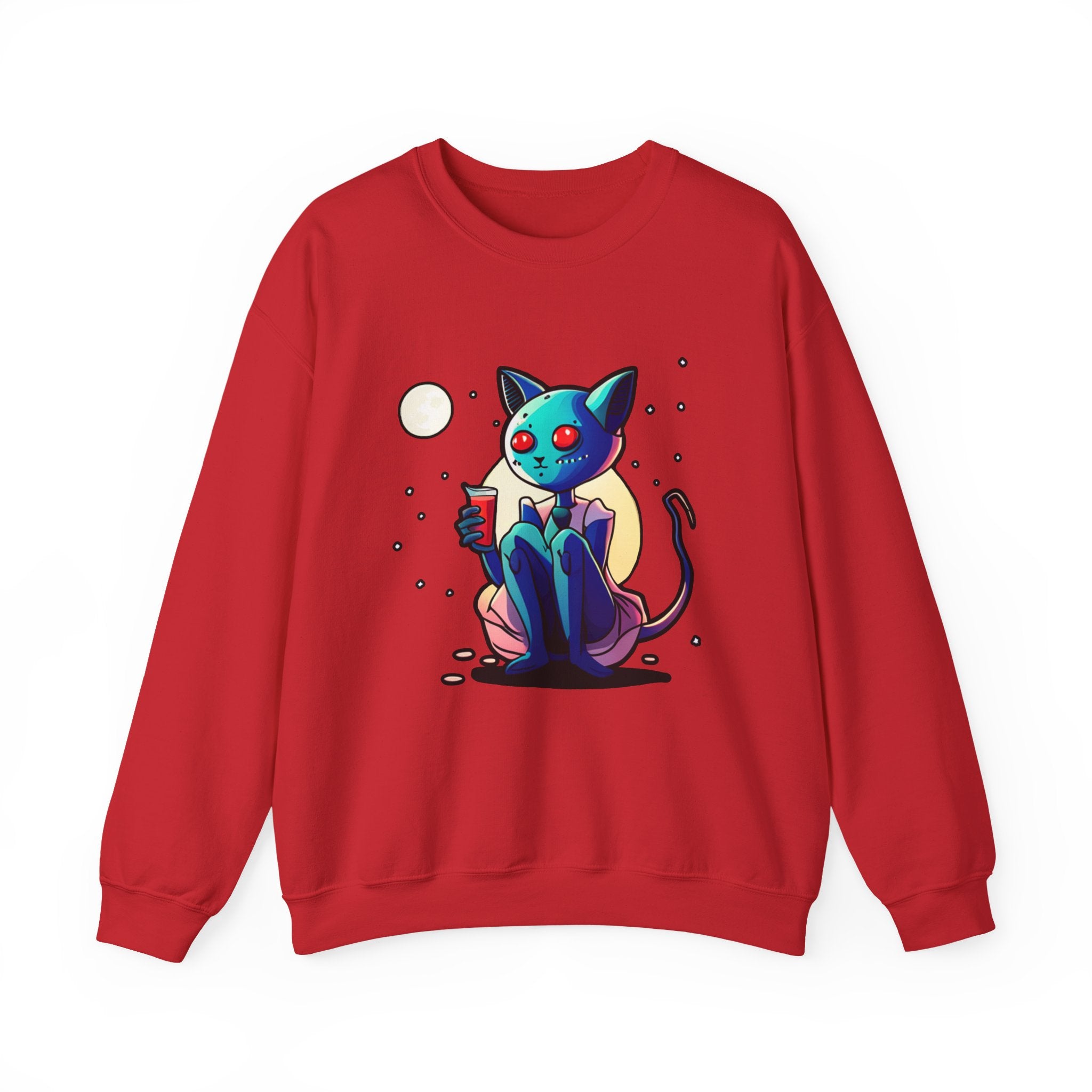 Alien Cat Crewneck Sweatshirt