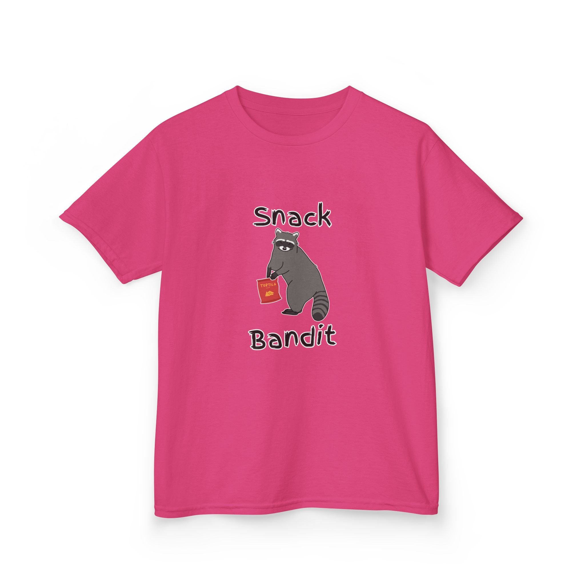 Youth "Snack Bandit" Raccoon Kid Graphic T-Shirt
