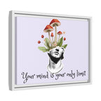 Personalize it! "Your Mind is Your Only Limit" Framed Canvas Wall Art