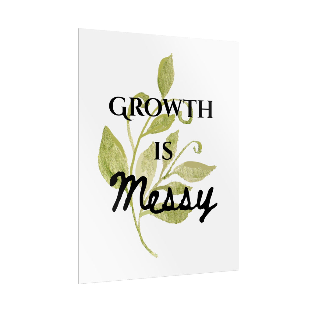 "Growth Is Messy" Botanical Wall Art Print