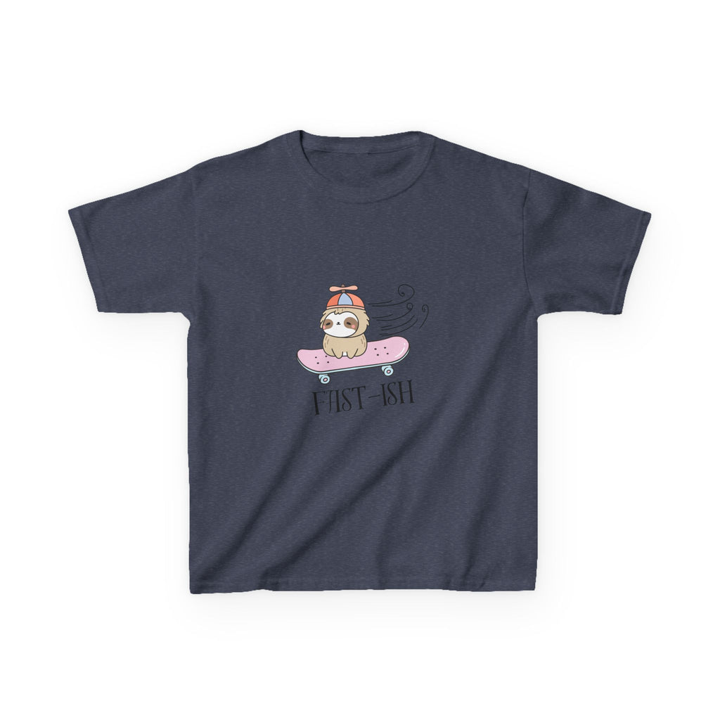 Youth 'Fast-ish' Sloth on Pink Board classic tee