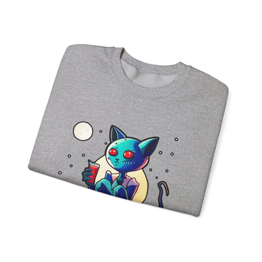 Alien Cat Crewneck Sweatshirt
