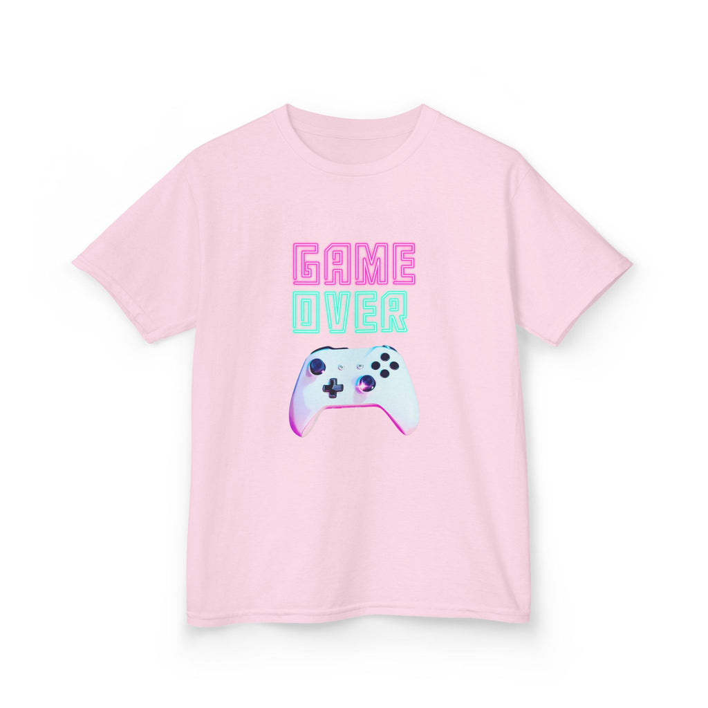 Game Over Kids T-Shirt Pastel Gamer Controller Tee