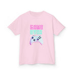 Game Over Kids T-Shirt Pastel Gamer Controller Tee