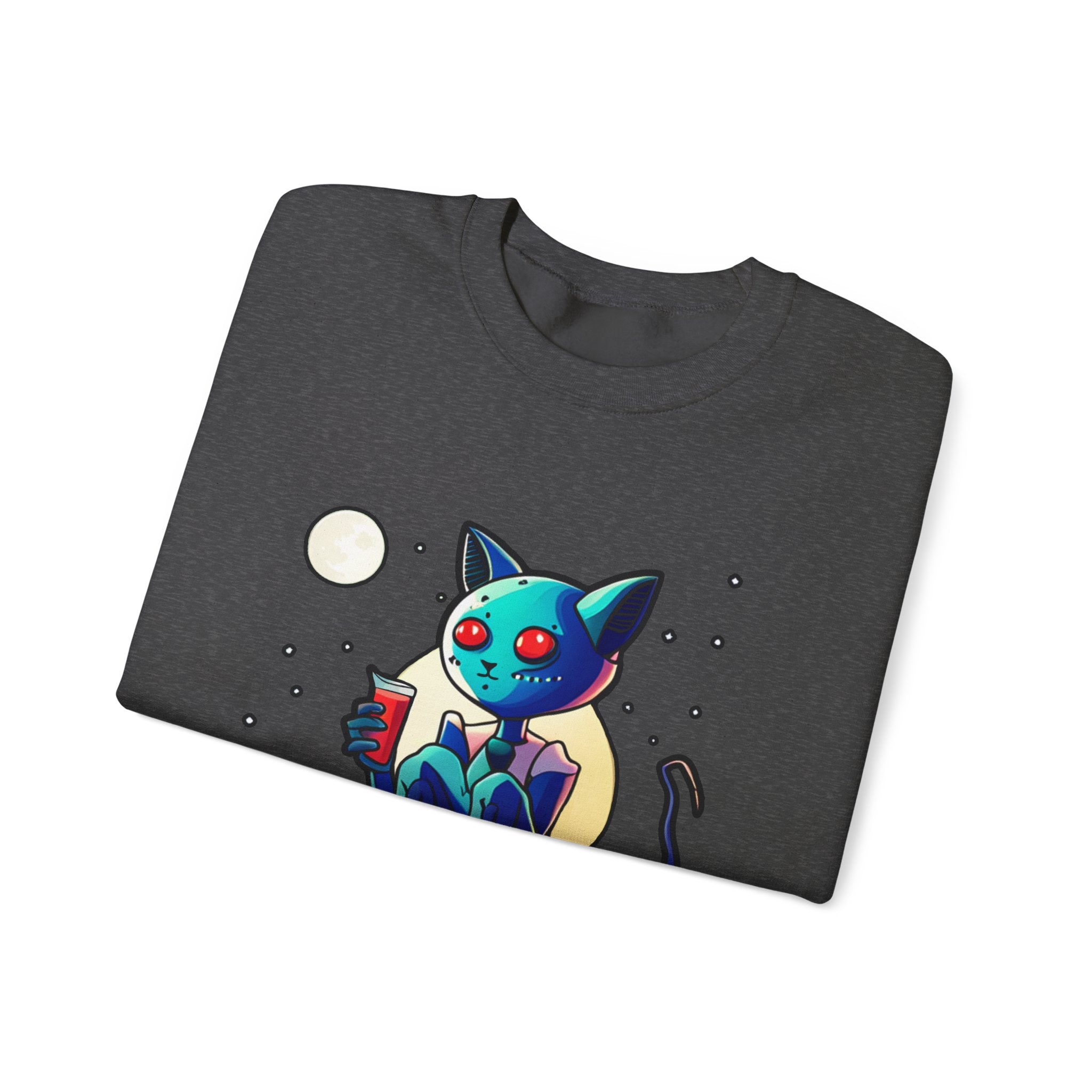 Alien Cat Crewneck Sweatshirt