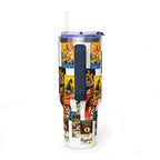 40oz B-Movies Retro Horror Poster Vacuum Tumbler