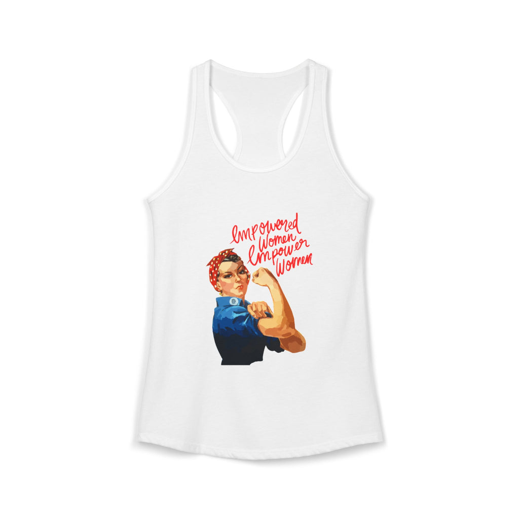 Personalize it! Women's Empowered Women Ideal Racerback Tank