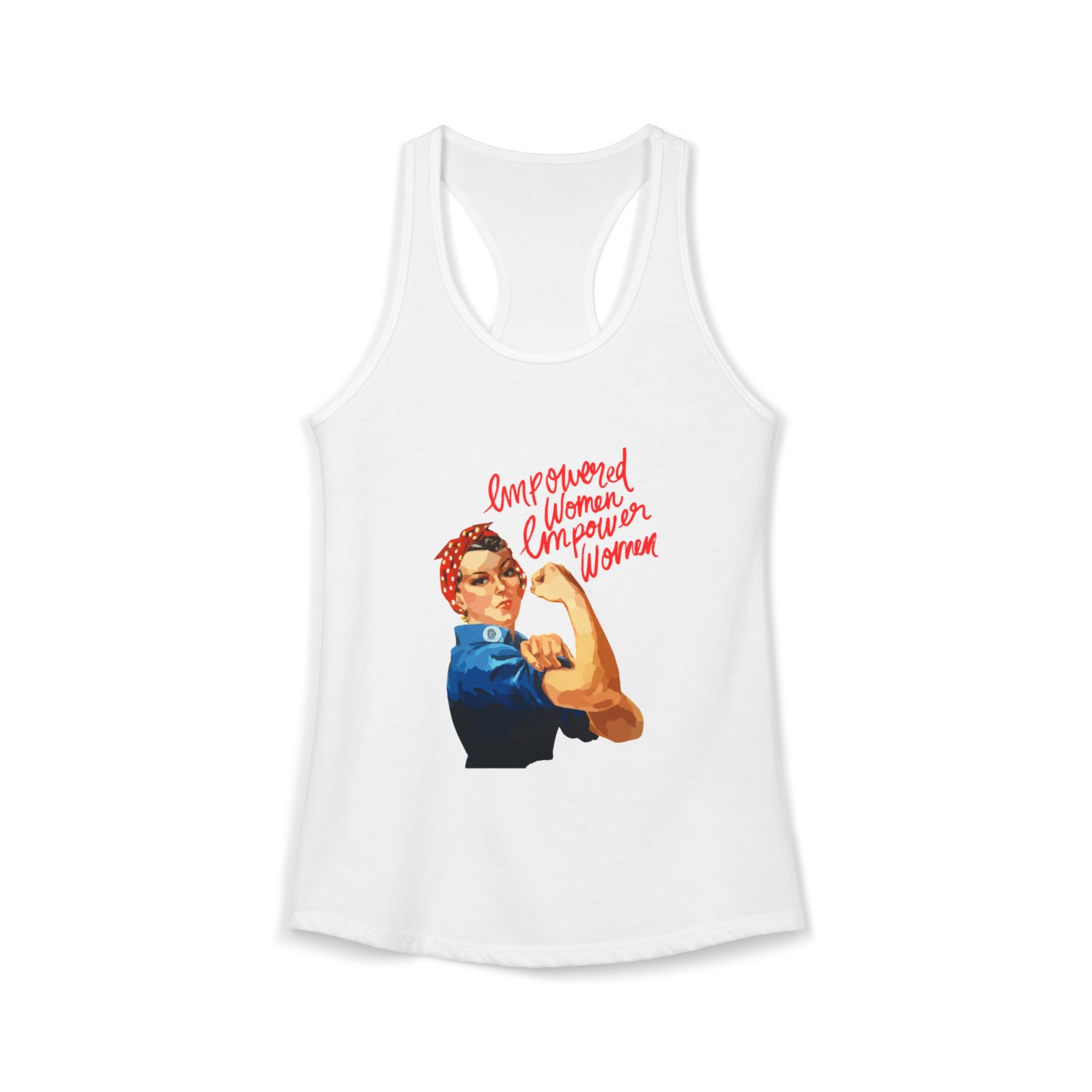 Personalize it! Women's Empowered Women Ideal Racerback Tank