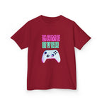 Game Over Kids T-Shirt Pastel Gamer Controller Tee