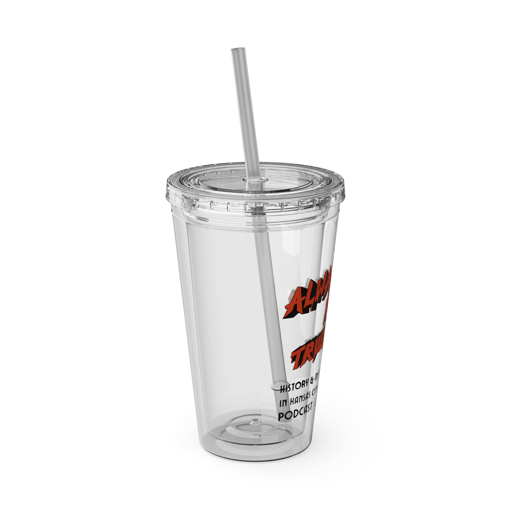 Always Time for True Crime Tumbler with Straw, 16oz