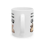 'Introverted but Willing to Discuss Cats' Ceramic Mug (11oz & 15oz)