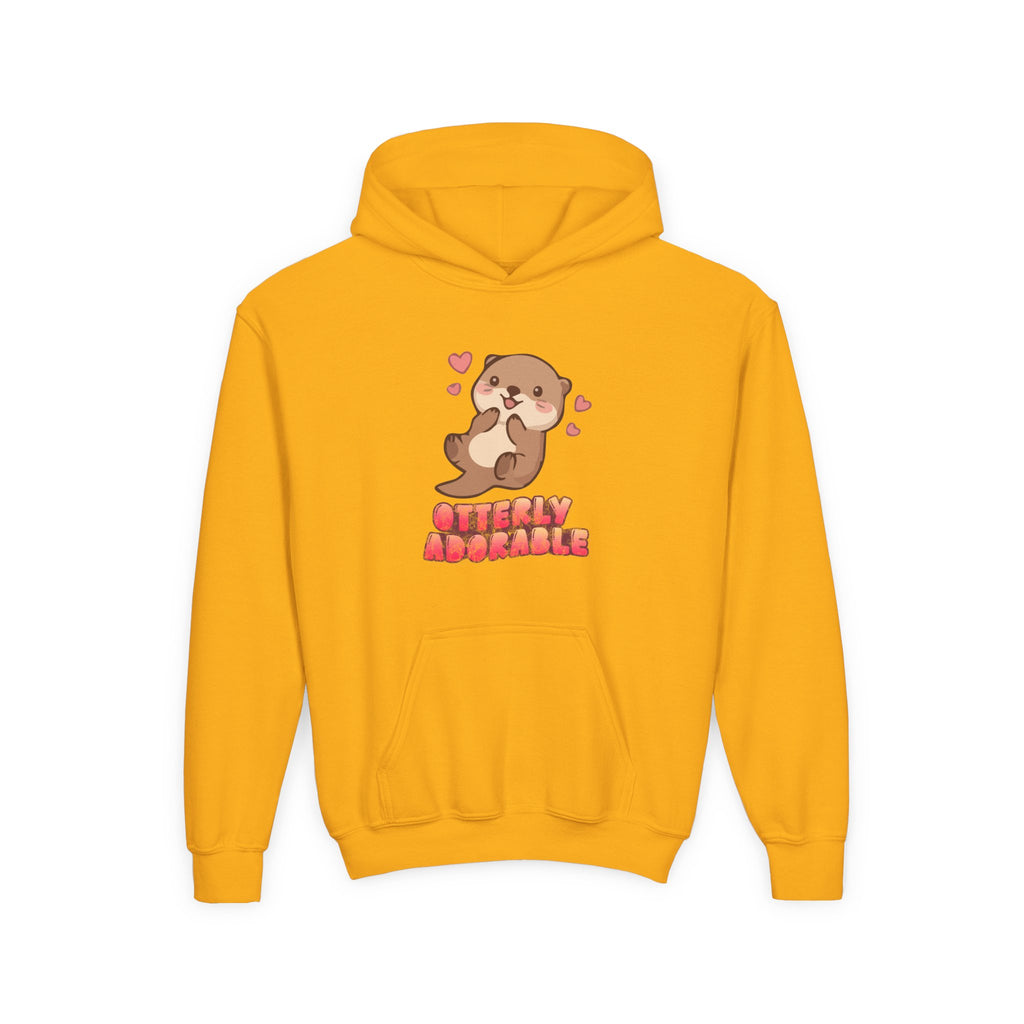 Youth Otterly Adorable Heavy Blend Hooded Sweatshirt