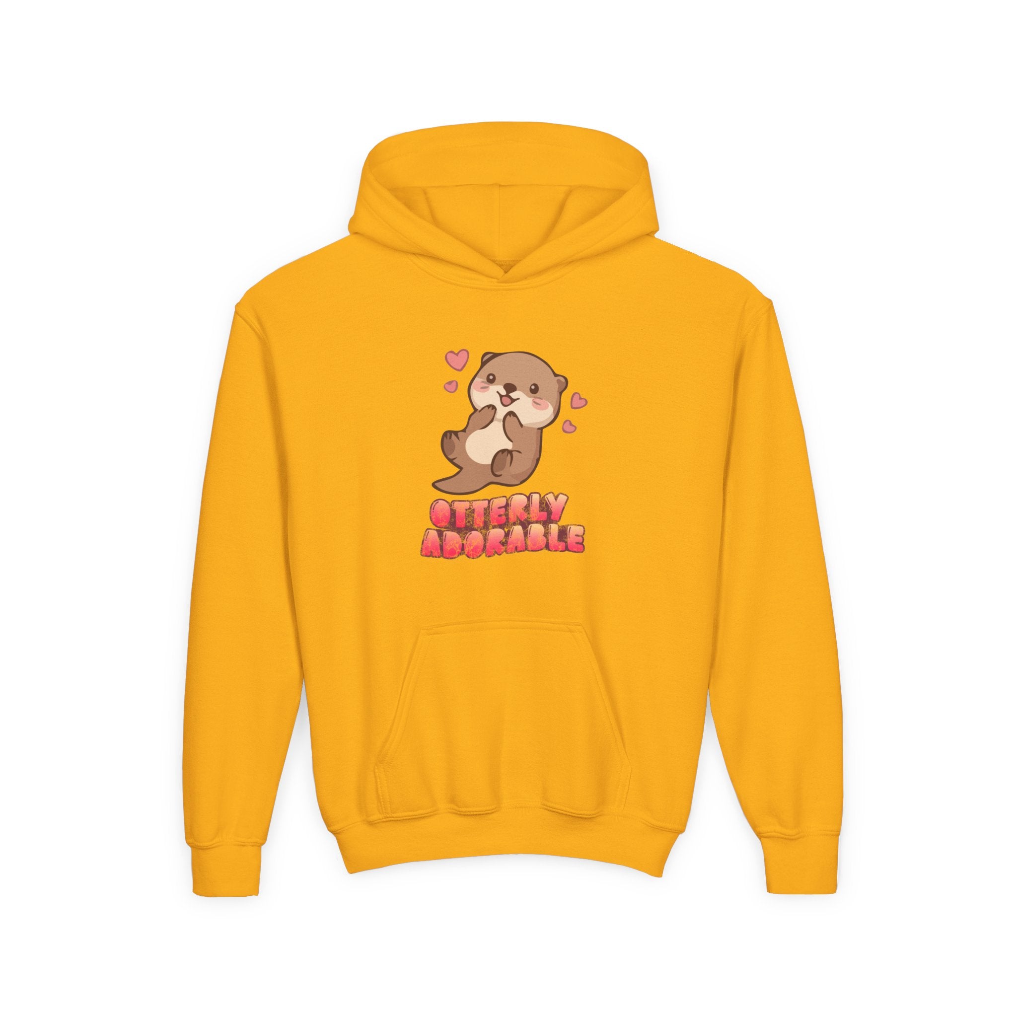 Youth Otterly Adorable Heavy Blend Hooded Sweatshirt