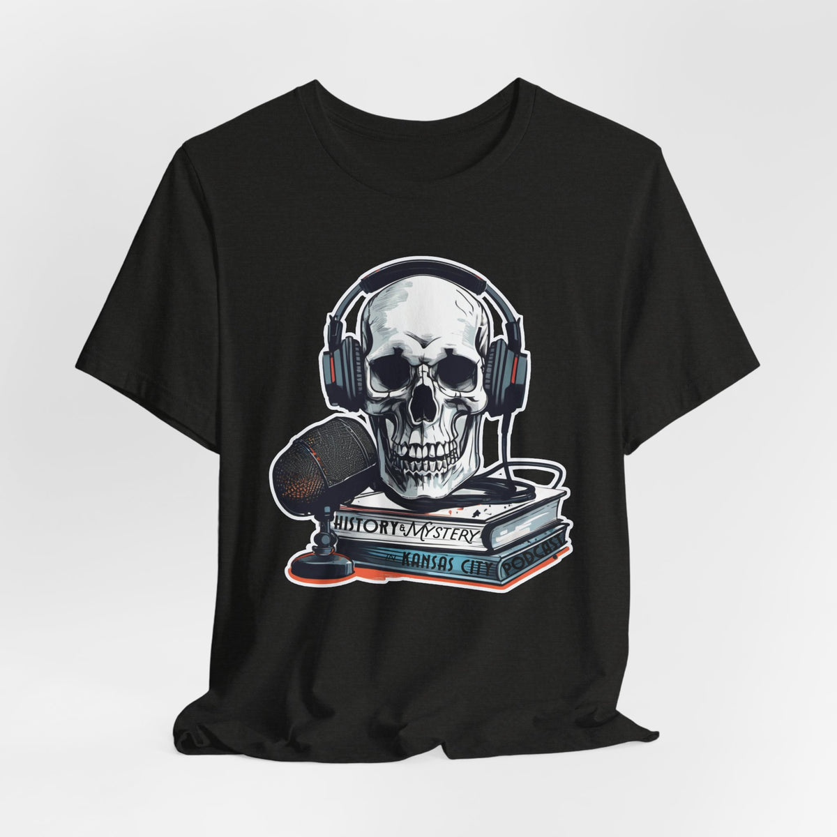 Unisex History & Mystery in Kansas City Podcast Jersey Short Sleeve Tee