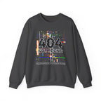 404 Not Found Crewneck Sweatshirt — Glitch Tech Graphic Pullover