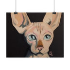 Sphynx Cat Art Poster — Rolled Fine Art Print