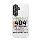 'Whoever's Controlling me...Do Better' 404 Not Found Tech Phone Case — Glitch Art Protective Cover