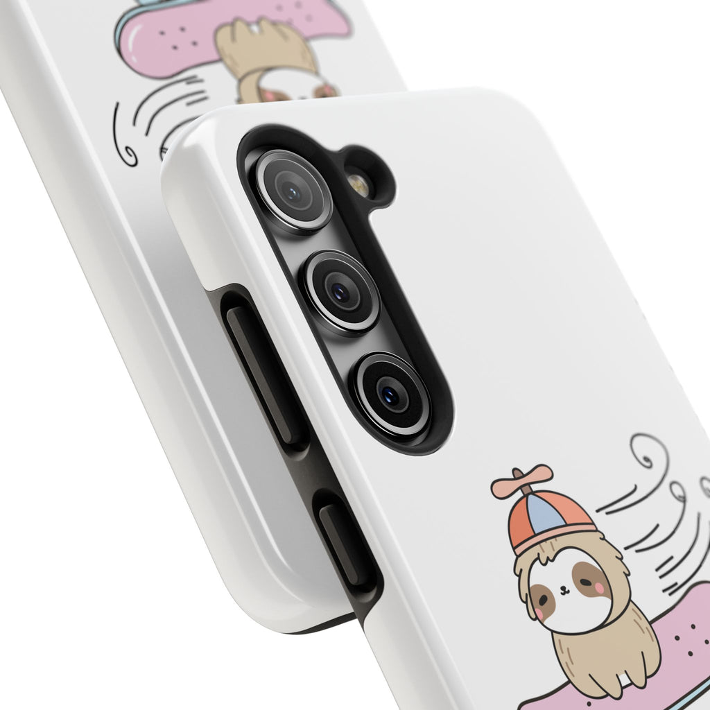 Phone Case — Cute Sloth on Skateboard "Fast-ish" Protective Tough Case