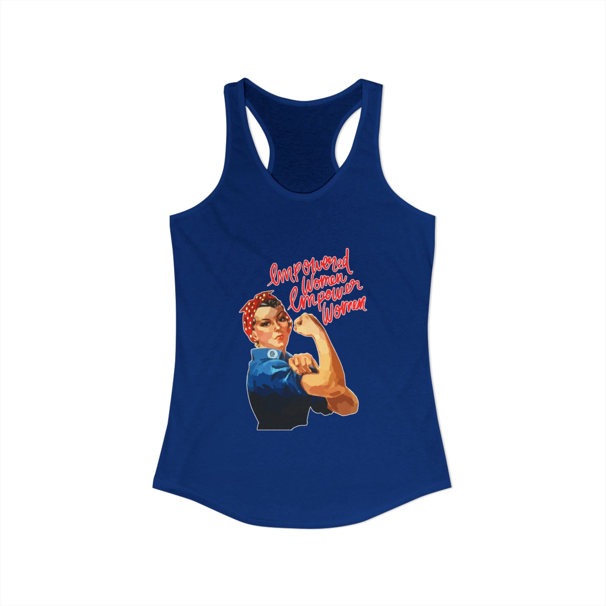 Personalize it! Women's Empowered Women Ideal Racerback Tank