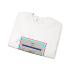 Crewneck Sweatshirt — "Rendering reality... please wait" Retro Loading Graphic