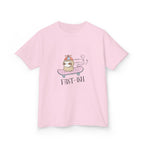 Youth 'Fast-ish' Sloth on Pink Board classic tee