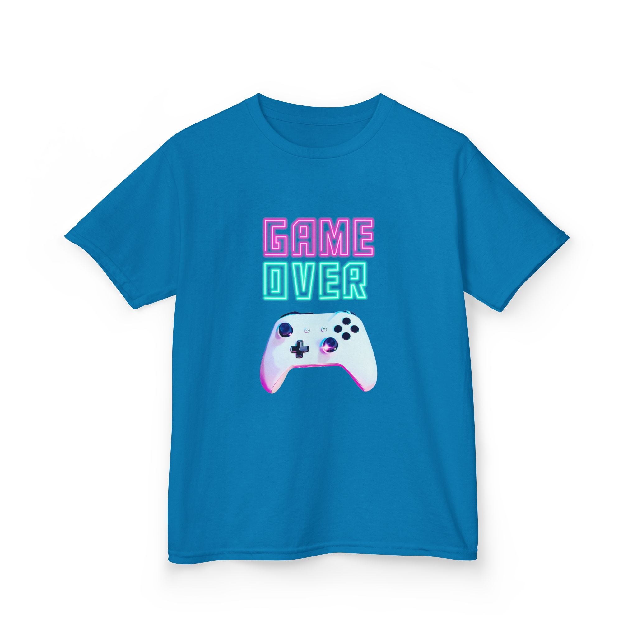 Game Over Kids T-Shirt Pastel Gamer Controller Tee