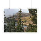 Colorado Mountain Lake Landscape — Scenic Nature Wall Art Rolled Poster
