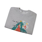 Crewneck Sweatshirt — "On My Way to Not Give a Shit" Retro Graphic