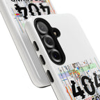 'Whoever's Controlling me...Do Better' 404 Not Found Tech Phone Case — Glitch Art Protective Cover