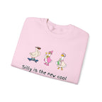 Silly Is The New Cool Sweatshirt — Cute Dancing Ducks Graphic Crewneck