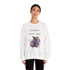 Personalize it! Crewneck Sweatshirt Surreal Design, Casual Pullover