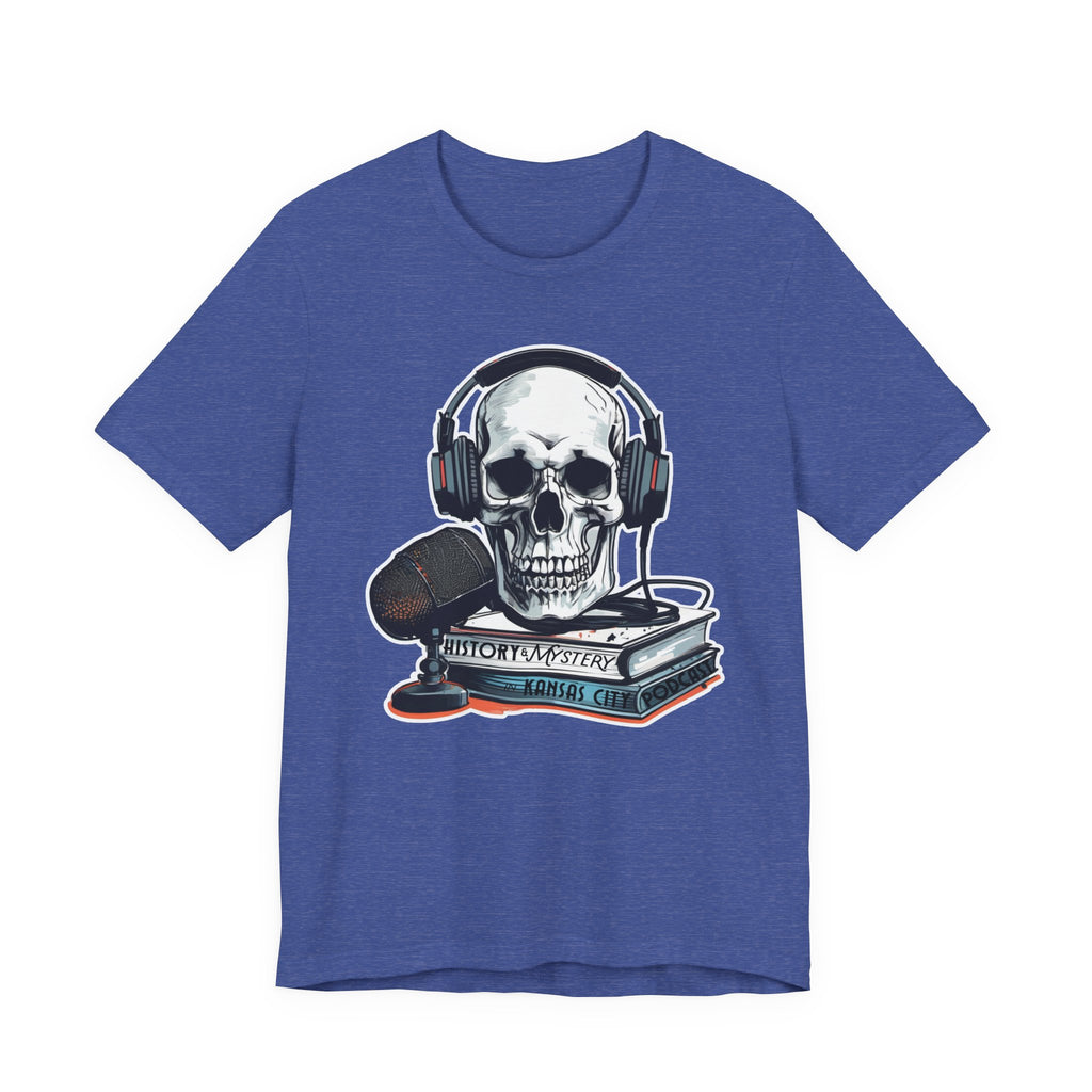 Unisex History & Mystery in Kansas City Podcast Jersey Short Sleeve Tee