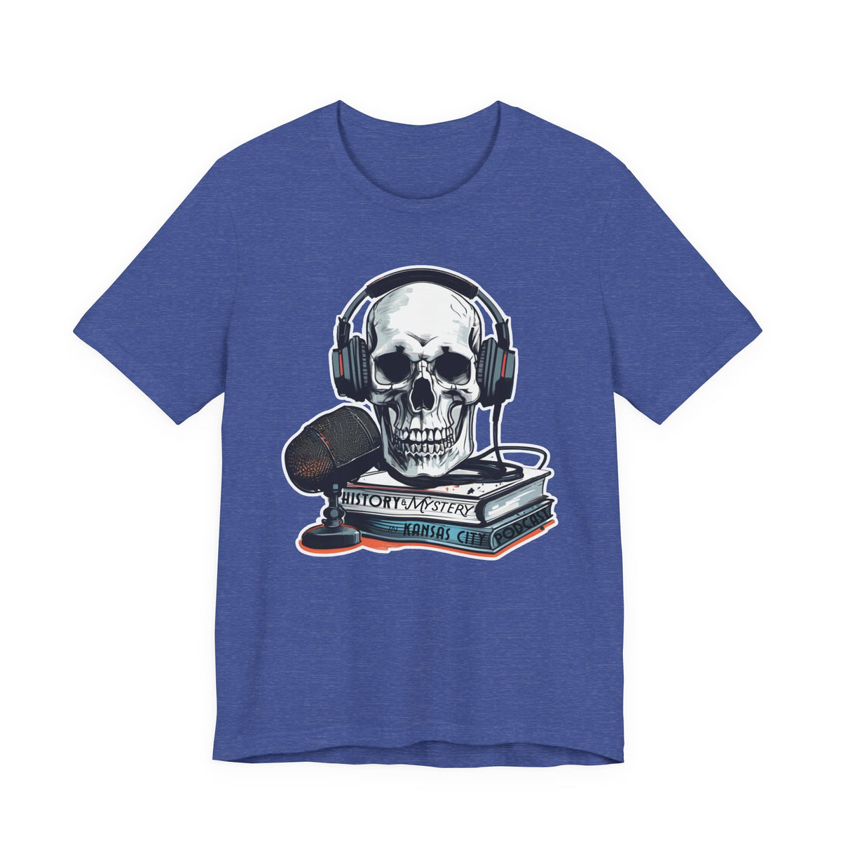 Unisex History & Mystery in Kansas City Podcast Jersey Short Sleeve Tee
