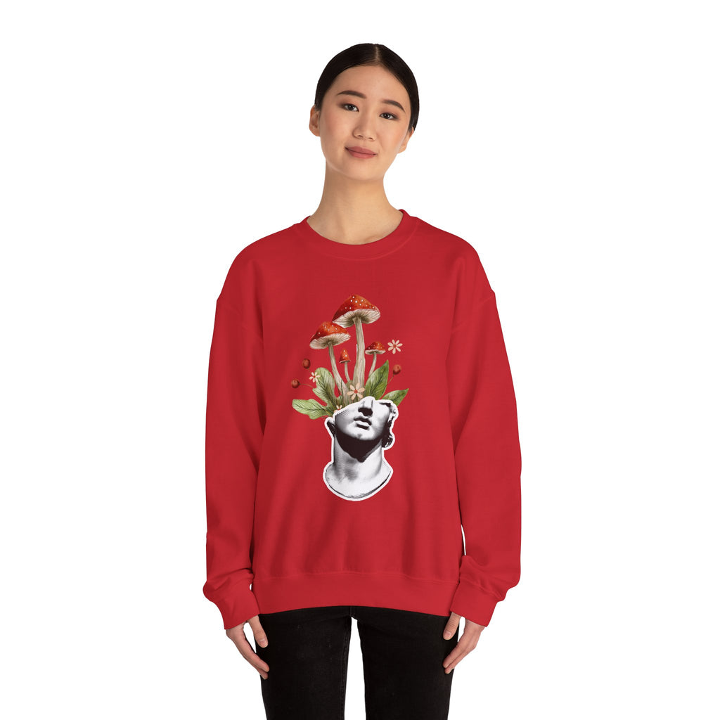 Mushroom Head Unisex Heavy Blend™ Crewneck Sweatshirt