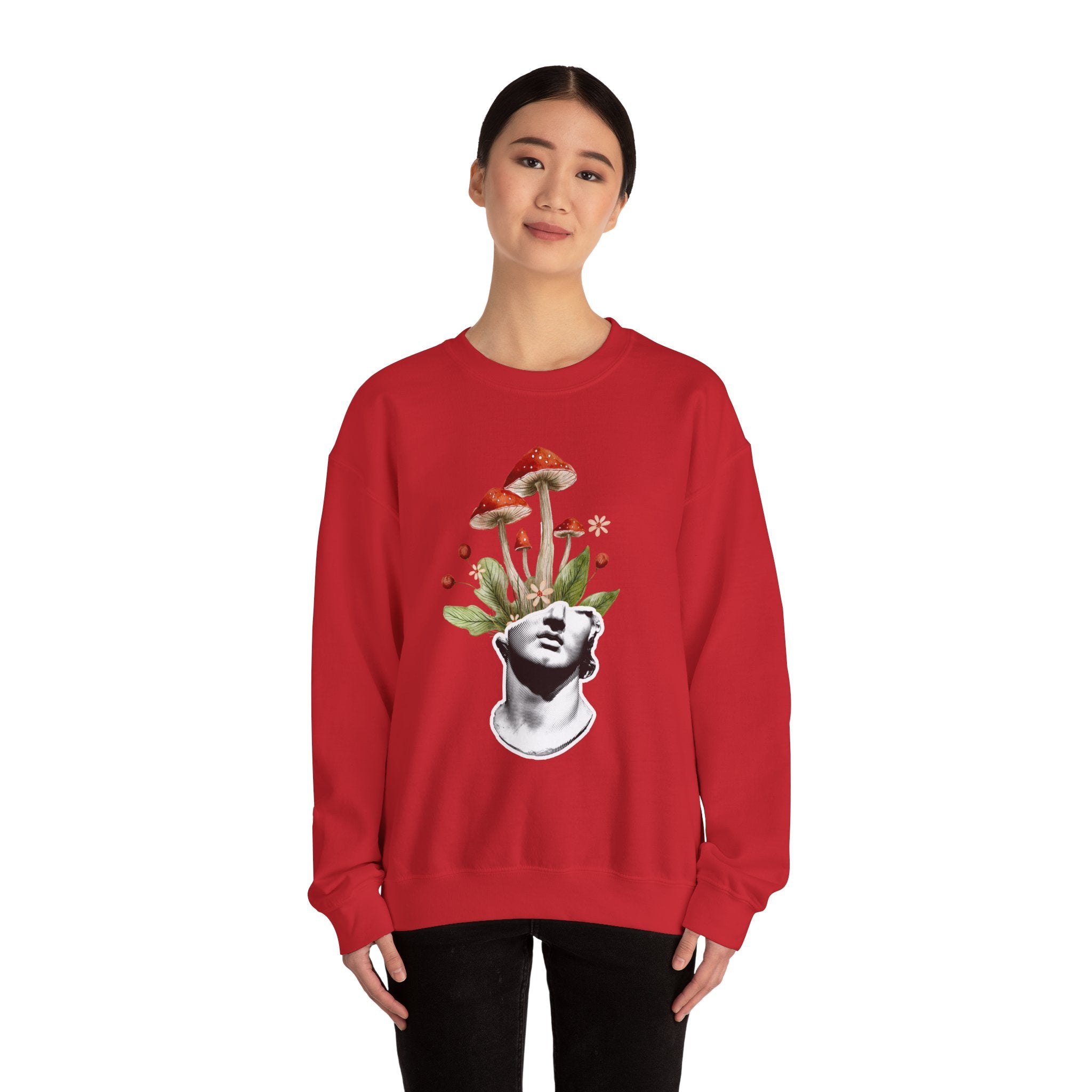 Mushroom Head Unisex Heavy Blend™ Crewneck Sweatshirt