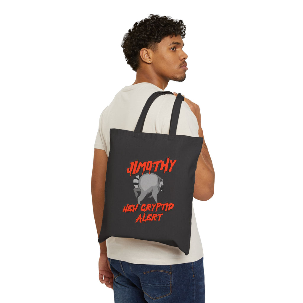 Jimothy: New Cryptid Alert - Cotton Canvas Tote Bag