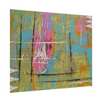 Abstract "1980s Puke" Color Splash Poster — Vibrant Modern Wall Art (Rolled Poster)