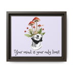 Personalize it! "Your Mind is Your Only Limit" Framed Canvas Wall Art