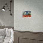 Rolled Poster — Tulip Field Landscape Print with Windmill