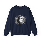 Classical Statue Ink-Splash Crewneck Sweatshirt