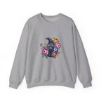 Surreal Raven & Wildflowers Crewneck Sweatshirt
