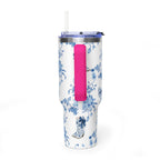40oz Girly Western Floral Tumbler