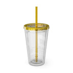 Always Time for True Crime Tumbler with Straw, 16oz