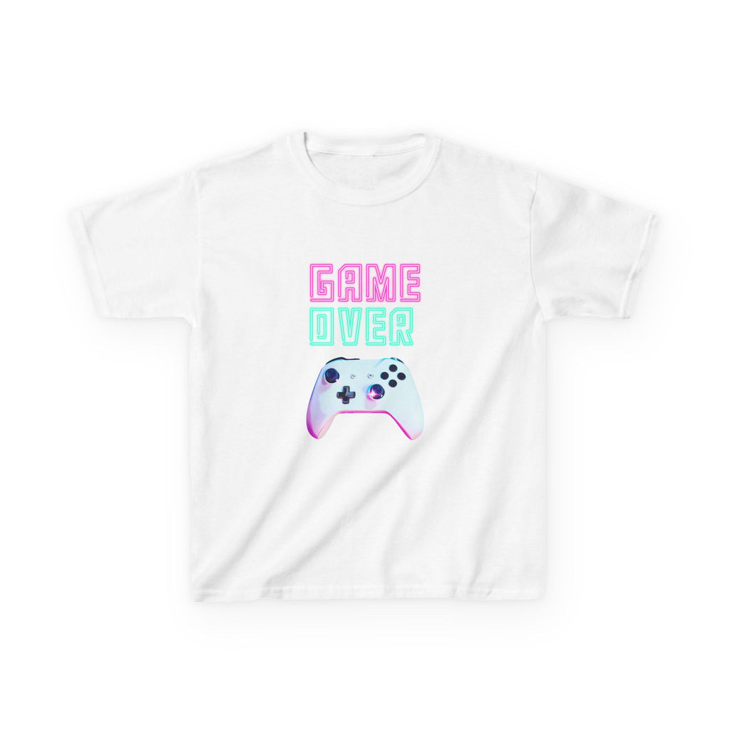 Game Over Kids T-Shirt Pastel Gamer Controller Tee