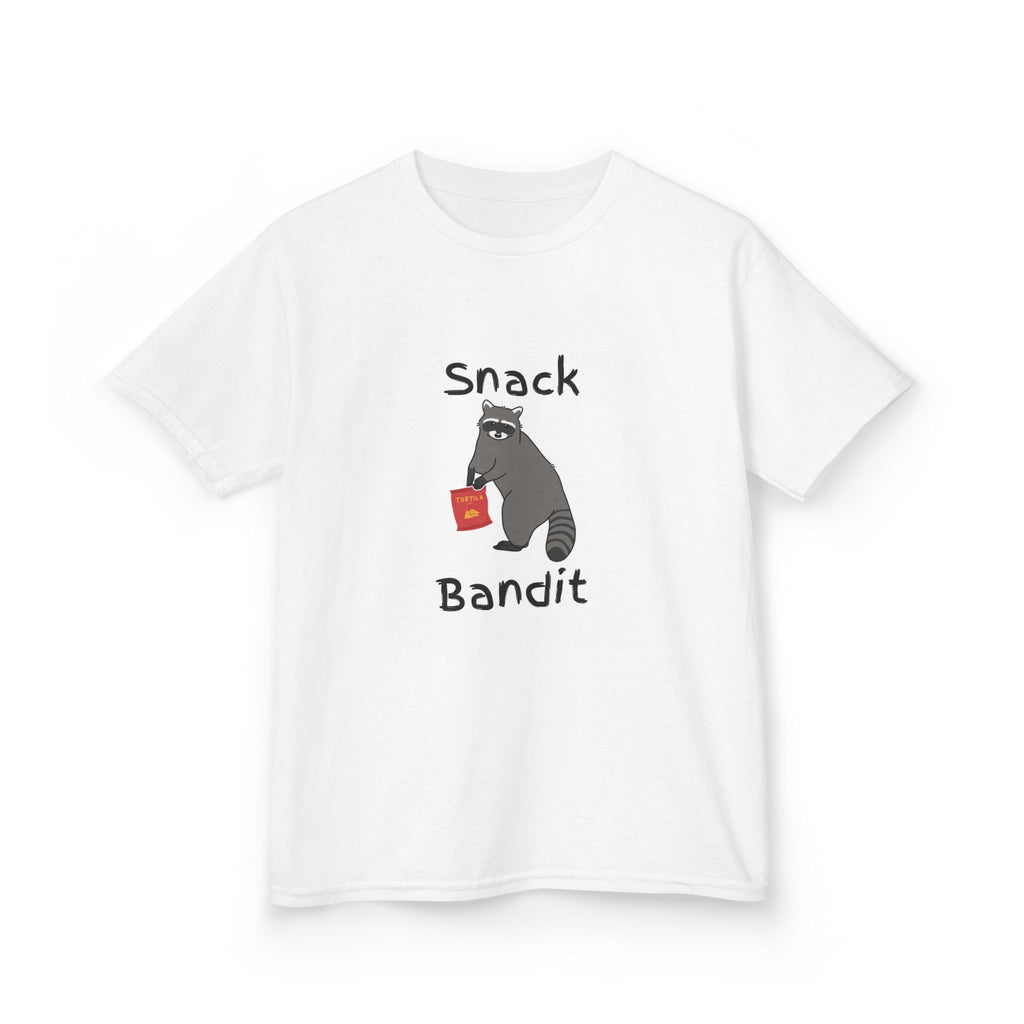 Youth "Snack Bandit" Raccoon Kid Graphic T-Shirt